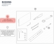 Diagram preview: BUSHING (76408001004)