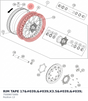 Diagram preview: RIM TAPE 17''X3.5'' (75009073000)