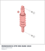 Diagram preview: MONOSHOCK KTM 990 DUKE 2024 (A607C426X313102)