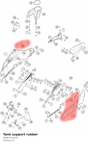 Diagram preview: Tank support rubber (95807012020)