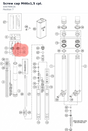 Diagram preview: Screw cap M46x1,5 cpl. (43570951S)