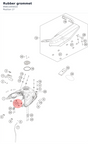 Diagram preview: Rubber grommet (95811055010)