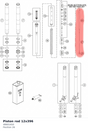 Diagram preview: Piston rod 12x396 (48601650)