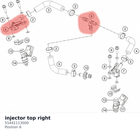 Diagram preview: injector top right (55441113000)