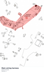 Diagram preview: Main wiring harness (93011075100)