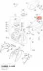 Diagram preview: RUBBER SLEEVE (90107040001)