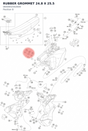 Diagram preview: RUBBER GROMMET 24.8 X 25.5 (0650002502600)