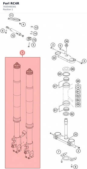 Diagram preview: Forl RC4R (7035400301)