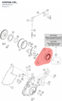 Diagram preview: STATOR CPL. (90839004100)