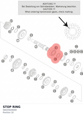 Diagram preview: STOP RING (56033020000)