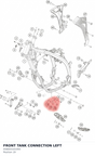 Diagram preview: FRONT TANK CONNECTION LEFT (A58003101093)
