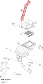 Diagram preview: AIR INTAKE (90106040000)
