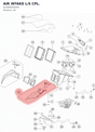 Diagram preview: AIR INTAKE L/S CPL. (61406040044)