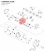 Diagram preview: CONTROL FLAP (A43037120000)