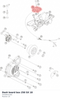 Diagram preview: Dash board box 250 SX 18 (55439031200)