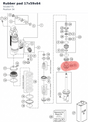 Diagram preview: Rubber pad 17x59x64 (50180775)