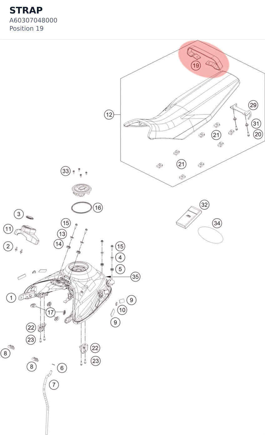 Diagram preview: STRAP (A60307048000)