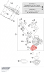 Diagram preview: GROMMET (90141023003)
