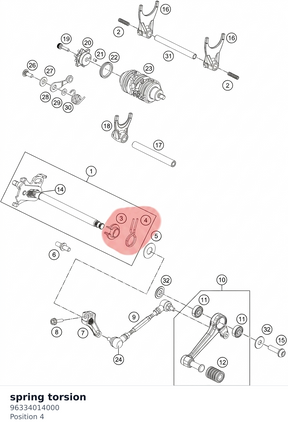 Diagram preview: spring torsion (96334014000)
