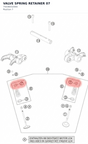 Diagram preview: VALVE SPRING RETAINER 07 (75036032000)