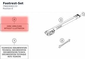 Diagram preview: Footrest-Set (79603040133)