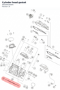 Diagram preview: Cylinder head gasket (A60030036085)
