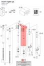 Diagram preview: Insert right cpl. (48601728S1)