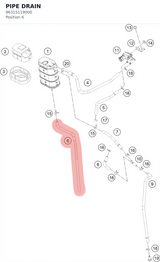 Diagram preview: PIPE DRAIN (96315119000)