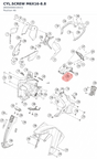 Diagram preview: CYL.SCREW M6X16-8.8 (J900000601601S)