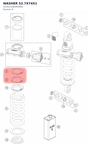 Diagram preview: WASHER 52.7X74X1 (S25911000200000)