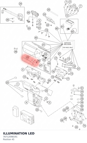 Diagram preview: ILLUMINATION LED (76712098191)