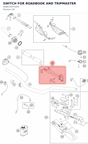 Diagram preview: SWITCH FOR ROADBOOK AND TRIPMASTER (A58012075244)