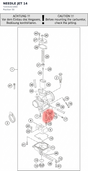 Diagram preview: NEEDLE JET                  14 (72531021000)
