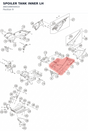 Diagram preview: SPOILER TANK INNER LH (A60108050010)
