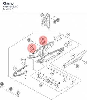 Diagram preview: Clamp (60104142000)