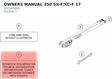 Diagram preview: OWNERS MANUAL 350 SX-F/XC-F 17 (3213474EN)