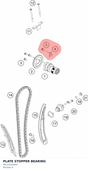 Diagram preview: PLATE STOPPER BEARING (96232018000)