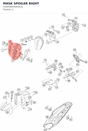 Diagram preview: MASK SPOILER RIGHT (C66008004000CB)
