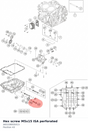 Diagram preview: Hex screw M5x15 ISA perforated (A65338005015)