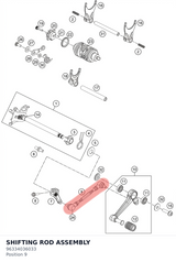 Diagram preview: SHIFTING ROD ASSEMBLY (96334036033)