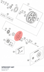 Diagram preview: SPROCKET 46T (91210051046)