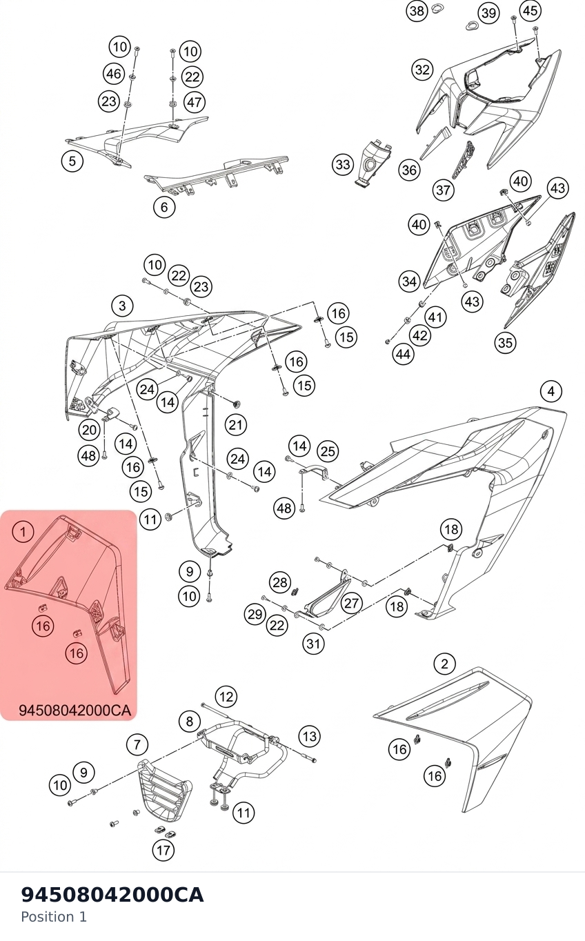 Diagram preview: 94508042000CA (94508042000CA)