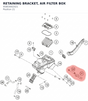 Diagram preview: RETAINING BRACKET, AIR FILTER BOX (95803002021)