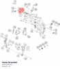 Diagram preview: hose bracket (96303099000)