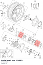 Diagram preview: Radial shaft seal 52X68X8 (0760526880)