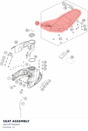 Diagram preview: SEAT ASSEMBLY (A60107040000)