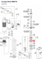 Diagram preview: O-ring 36x5 NBR70 (14460004)