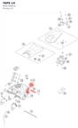 Diagram preview: TAPE LH (96307060010)