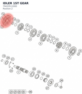 Diagram preview: IDLER 1ST GEAR (79433511000)