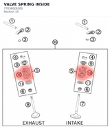 Diagram preview: VALVE SPRING INSIDE (77036028300)